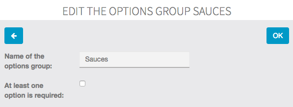 commerce option group