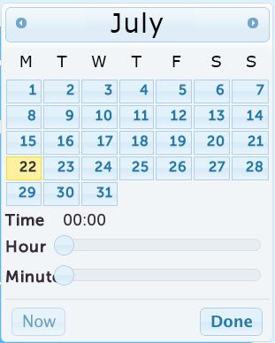 push notification calendar