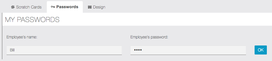 Scratch Card My Password