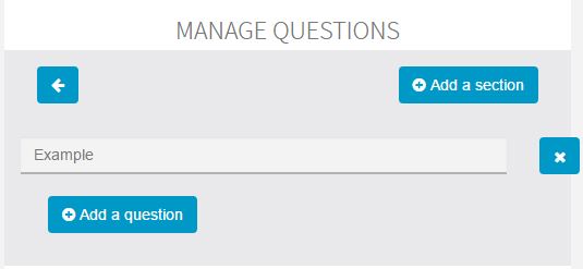 surveys manage questions add field