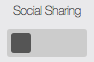 Social sharing disable